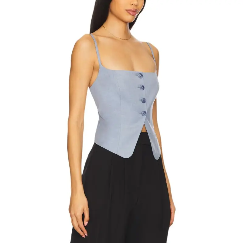 GOOD AMERICAN Camisole Women's Blue Gray-2
