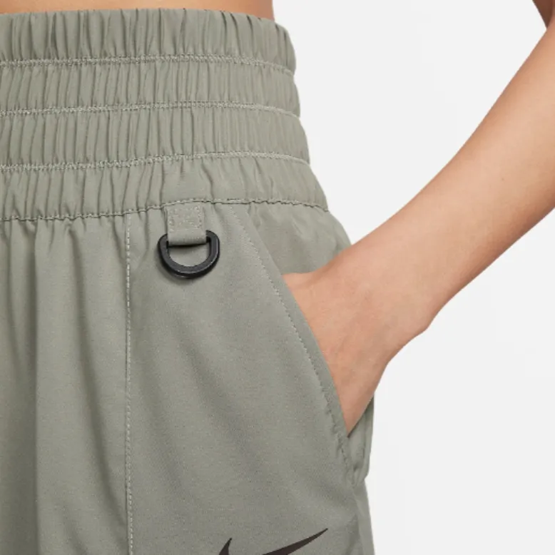 Nike Dri Fit One Knitted Sweatpants Women's Dark Plaster-3