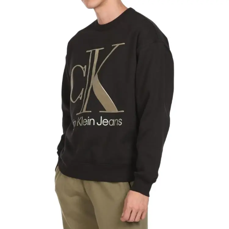 CALVIN KLEIN FW22 Sweatshirt Men's Black-3