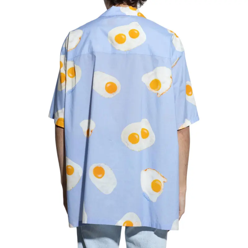 MOSCHINO Graphic Printed Short Sleeved Shirt-1
