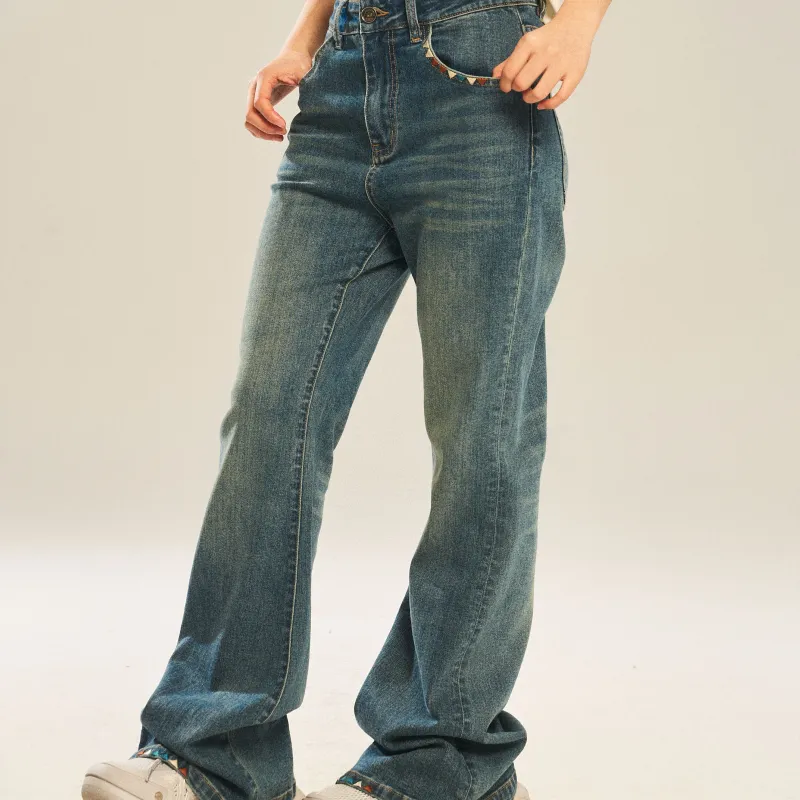 NSTNEW START Jeans Unisex Vintage Blue-4