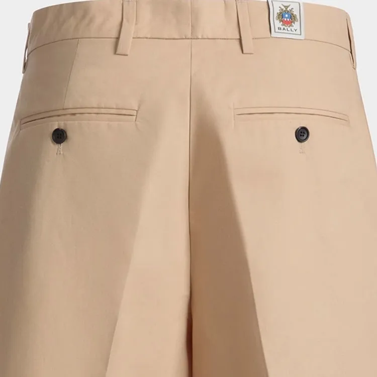BALLY SS25 Casual Shorts Men's Cream-2