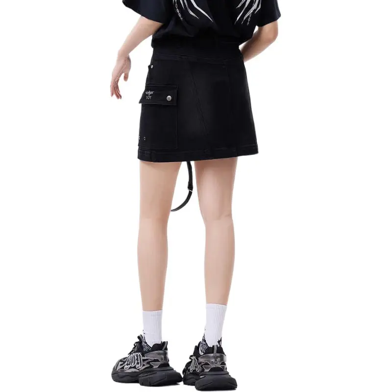 Boy London Denim Short Skirts Women's Black-4
