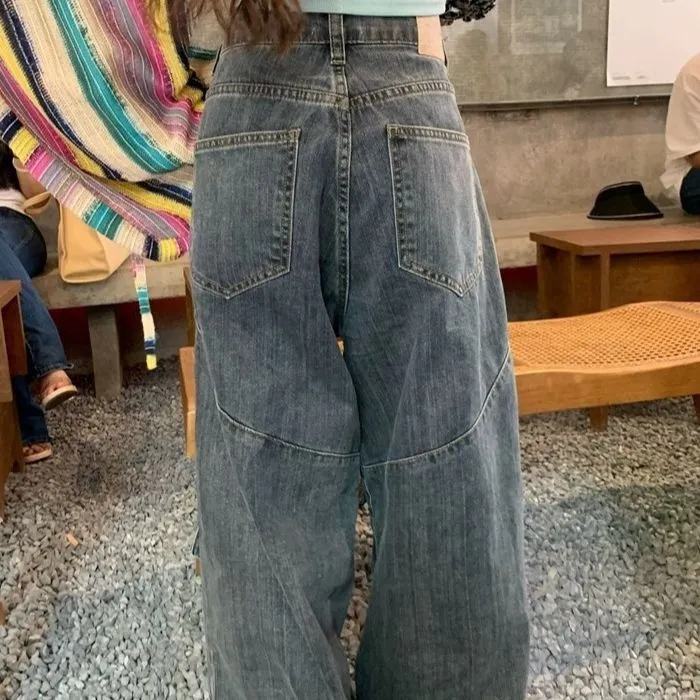 YuChaJia Jeans Women's Blue-2