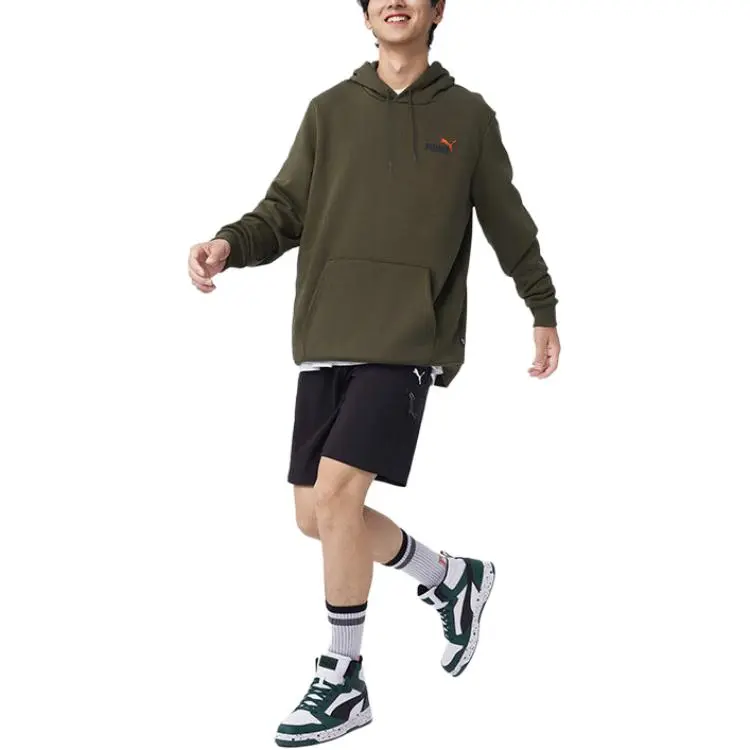 PUMA ESS+ 2 Col FW24 Sweatshirt Men's Dark Olive-3