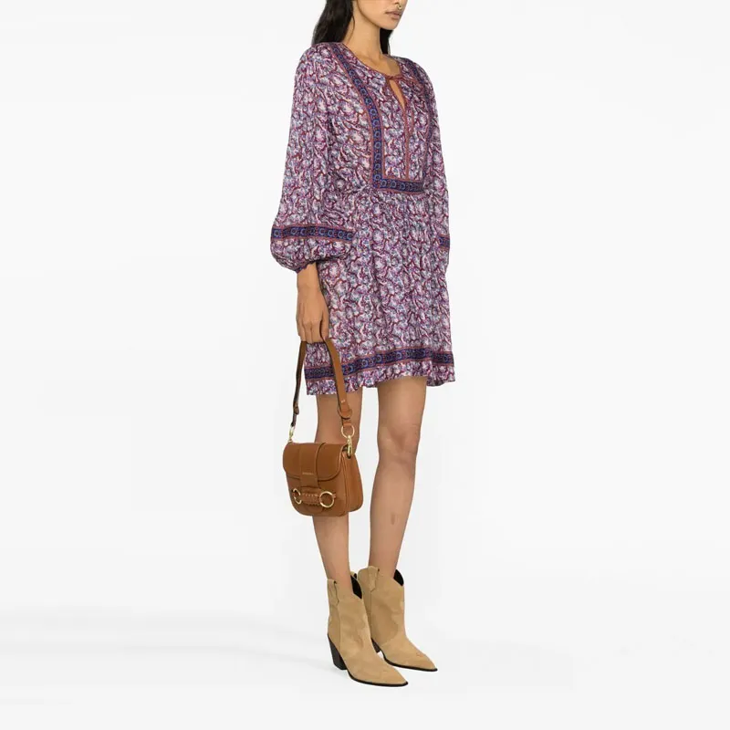 ISABEL MARANT ETOILE Gilinesia Floral print Mini Dress-2