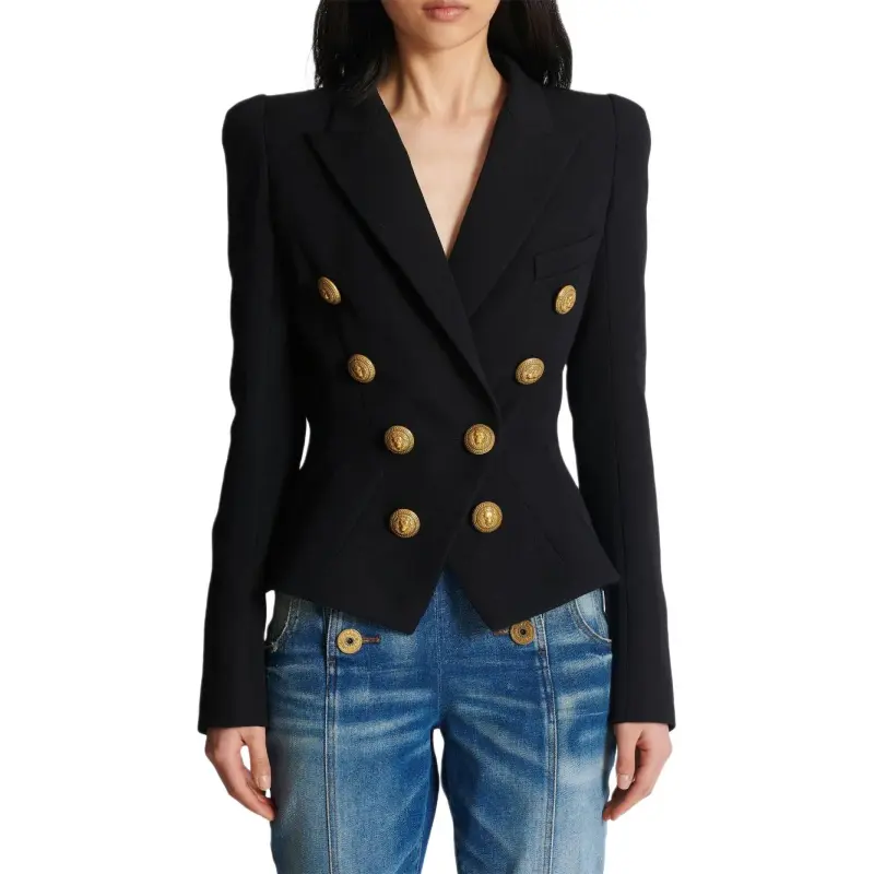 BALMAIN Double-Breasted Tailored Blazer-3