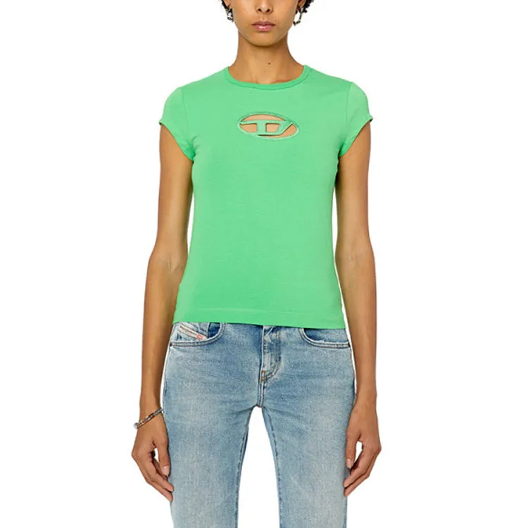DIESEL SS23 Cropped Coats Women's Green-1