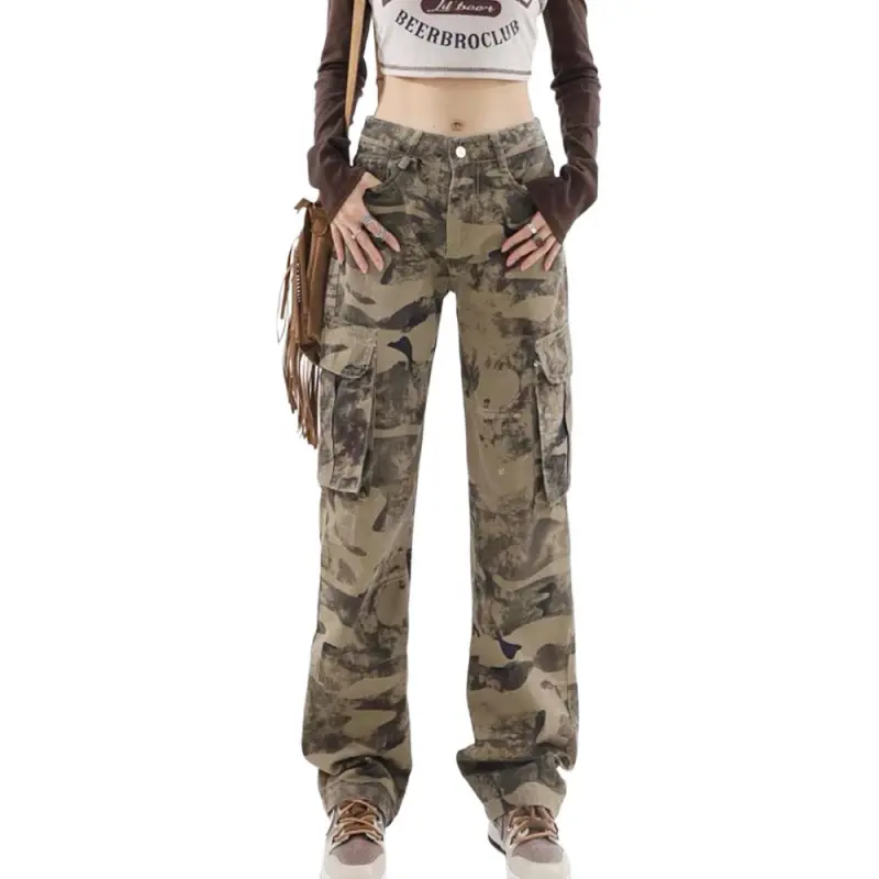 NHZN Jeans Unisex Army Green-2