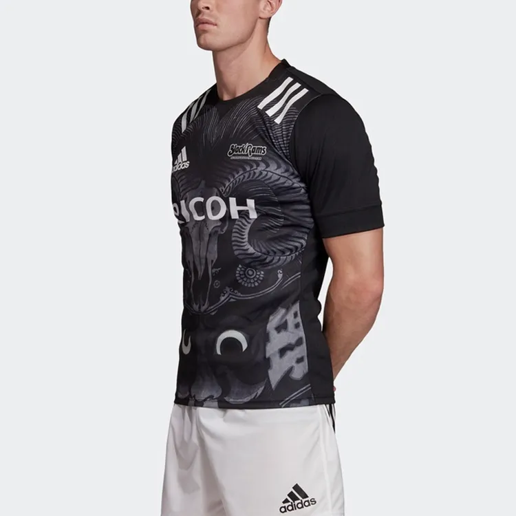Adidas Rugby Jerseys Men Black-2