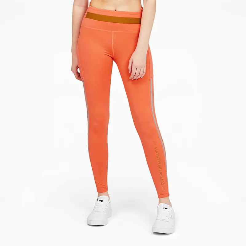 PUMA Knitted Sweatpants Women's Orange-2