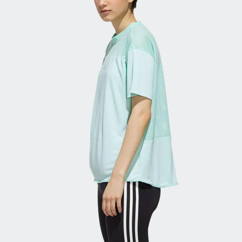Adidas T-Shirts Women's Green-4