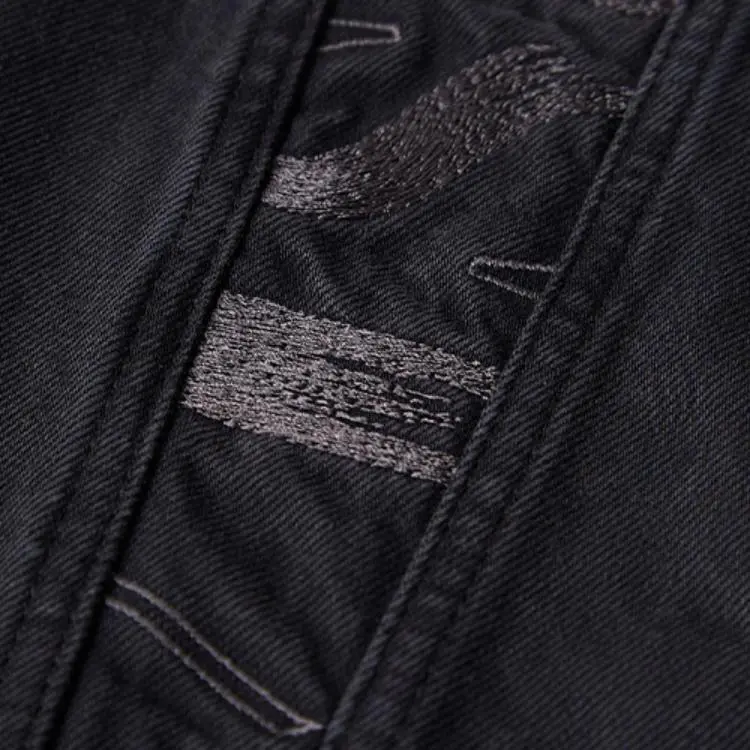 EVISU Denim Jackets Men Black-2