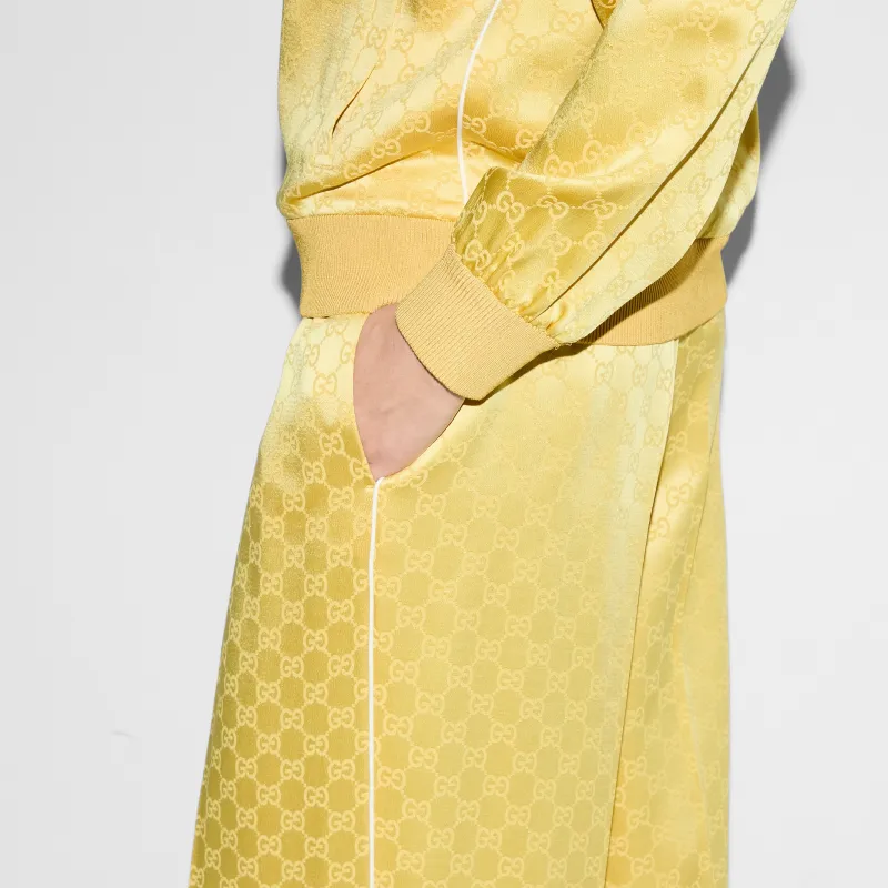 GUCCI Gg Jacquard Elastic Waistband Pants-6