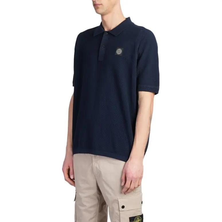 STONE ISLAND Polo Shirt Men's Dark Blue-2