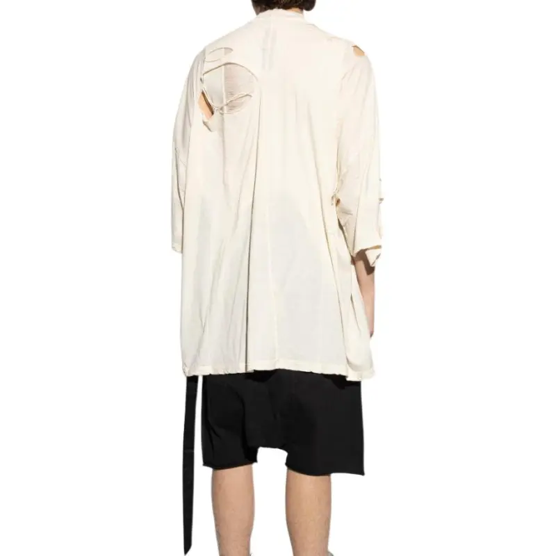 Rick Owens DRKSHDW Distressed Oversized T Shirt-4