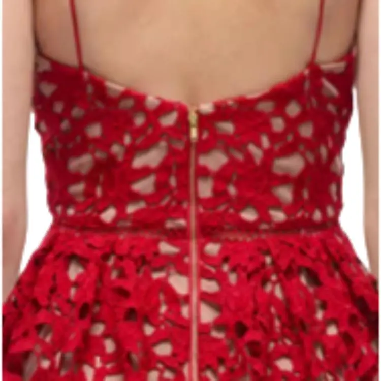 Self portrait Slip Dress Women's France Red-5