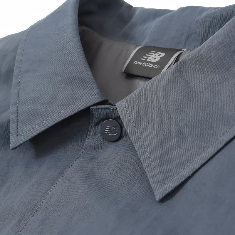 New Balance New Balance MET24 FW24 Outdoor Workwear Lapel Jackets Coat Unisex Black Gray Color-4