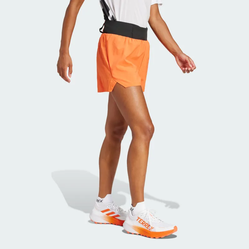 Adidas Terre XPERIOR Sports Shorts Women's Semi-Impact Orange/Black-4