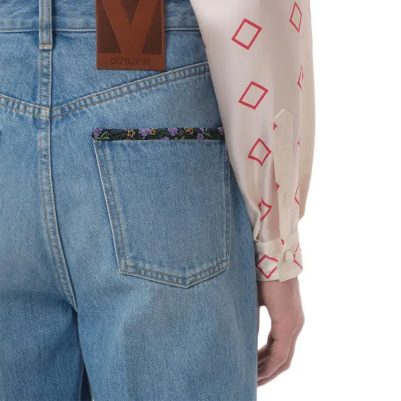 Valentino SS25 Jeans Men's Blue-7