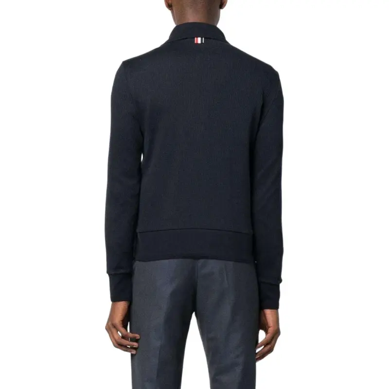 THOM BROWNE Logo Patch Cardigan-4