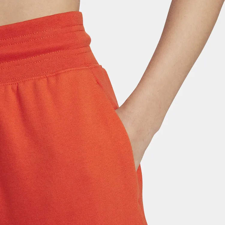 Nike Knitted Sweatpants Women's Orange Red-3