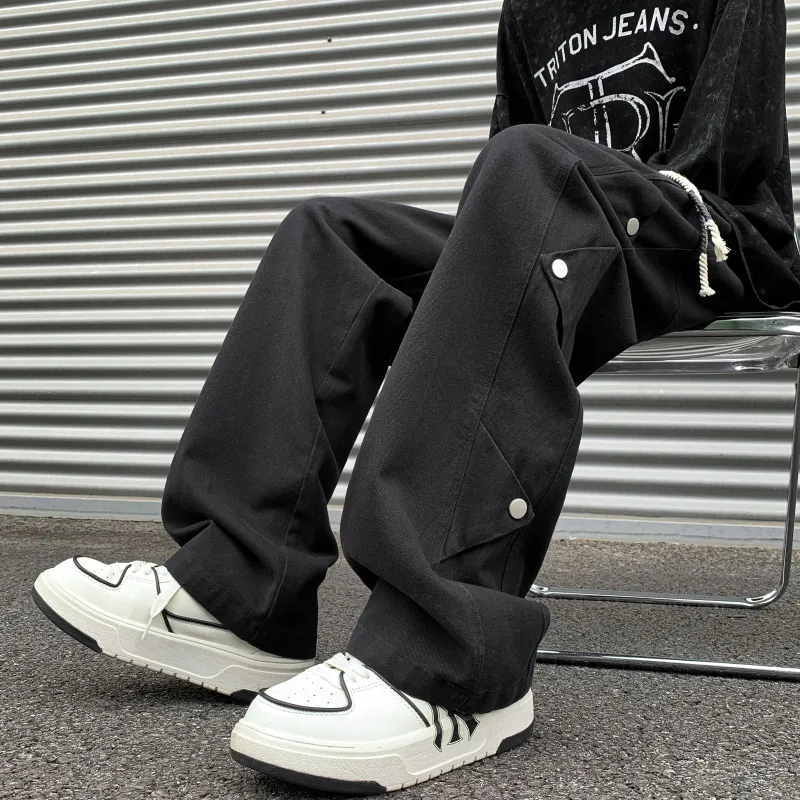 WELTER EXPERIMENT Bootcut Casual Pants Unisex-2