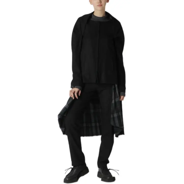 Yohji Yamamoto Panelled Jacket-4