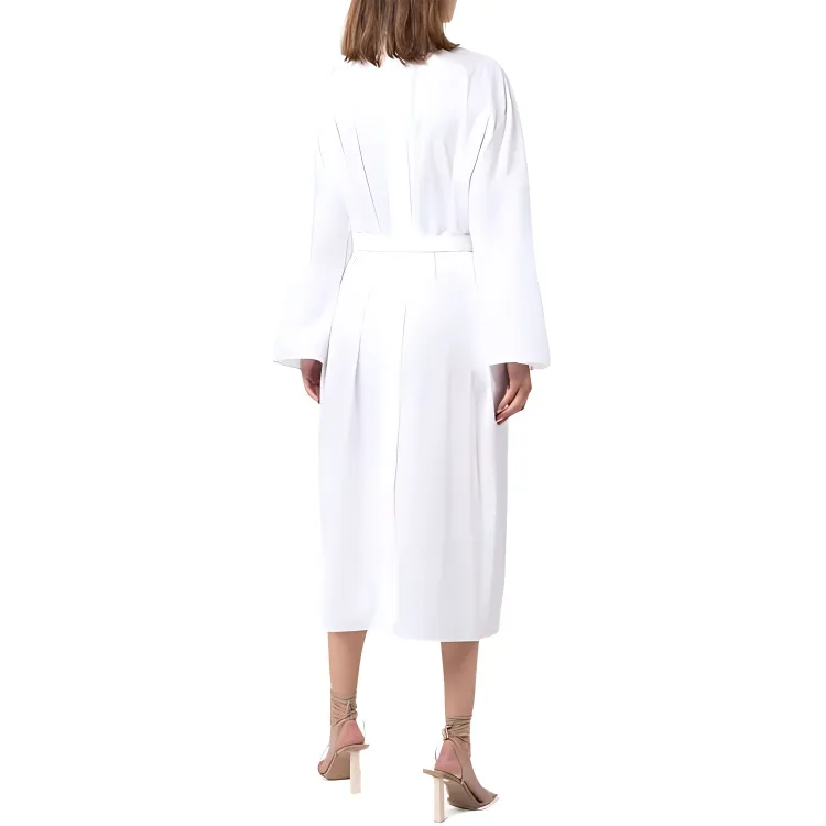 FENDI Long-Sleeved Dresses Women's White-2