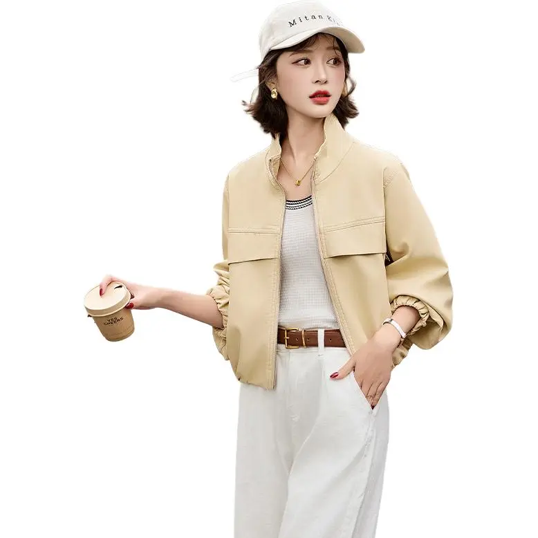 Yi Mengyuan Leather Jacket Women's-3