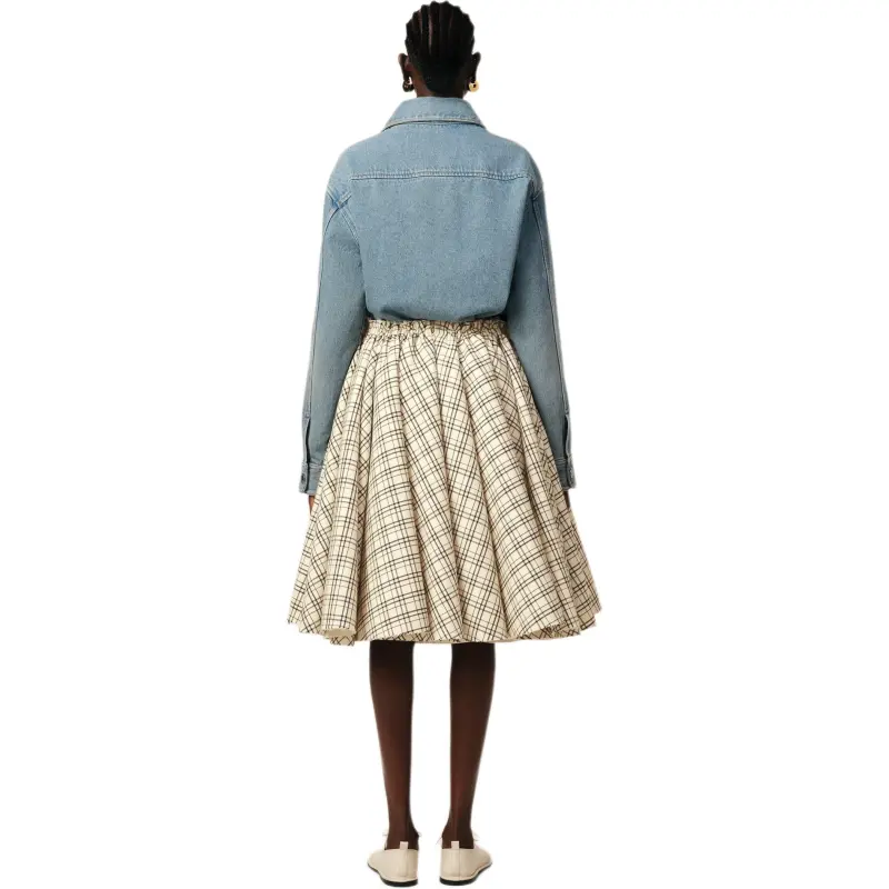 AMIPARIS Checkered Skirt-4
