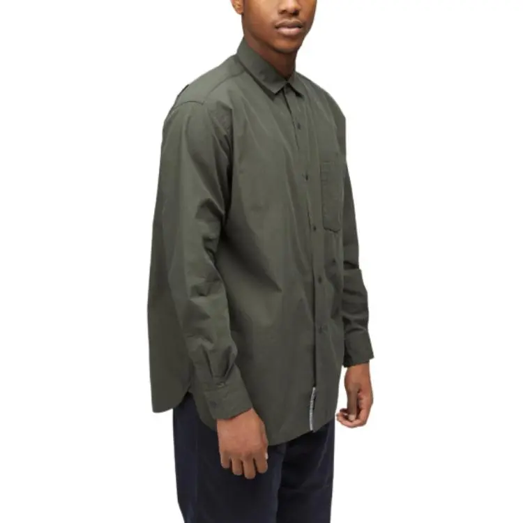 Nanamica Regular Collar Wind Shirt Unisex-10