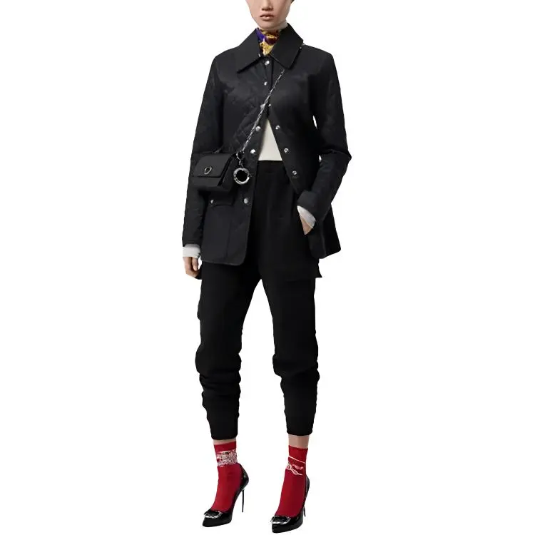 Burberry Knitted Sweatpants Women's Black-3
