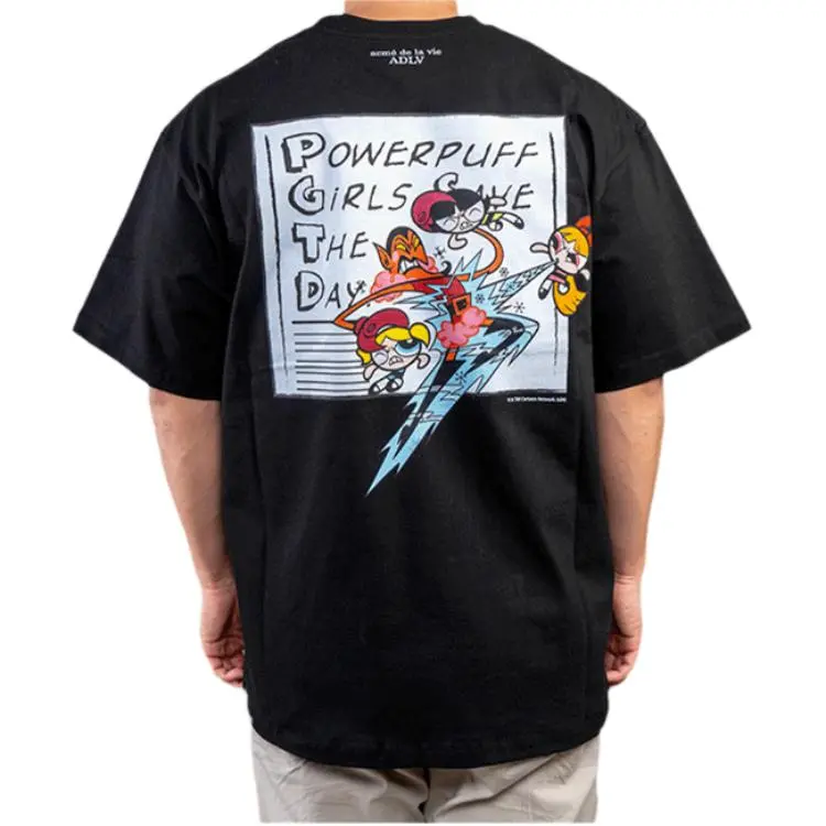 Acme De La Vie/ADLV x FEITIANXIAONVJING LIANMINGKUAN T Shirt Unisex Black-3