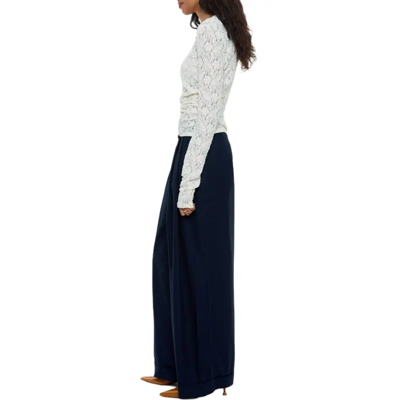 Bimba Y Lola Wide leg Flared Trousers-3