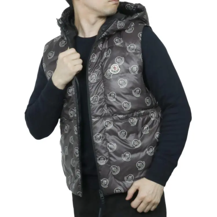 Moncler Vests Men Black-2
