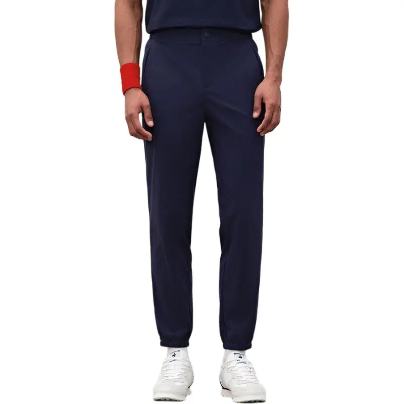 Le Coq Sportif Knitted Sweatpants Men's Navy Blue-2