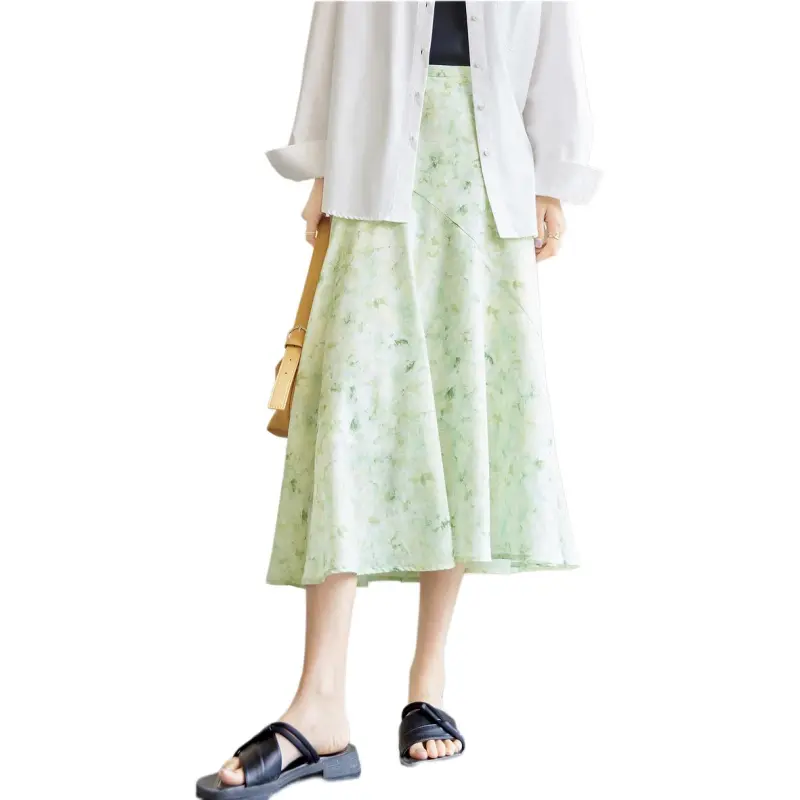 DIALOGUE Casual Long Skirt Women's-3