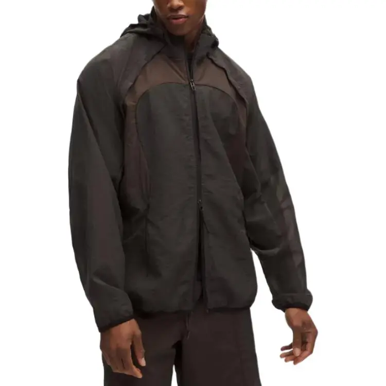 Lululemon x SLNSH Transformable Series SS25 Jacket Men's Stoney/True Tangerine-2