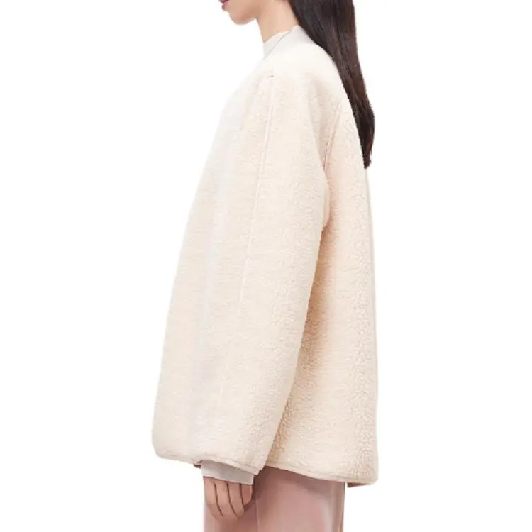 NAWEI Velvet feel Coat Women's Ivory-4