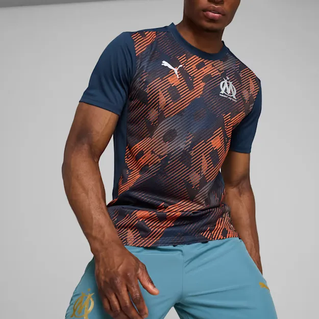 PUMA Olympique De MarseilleDRYCELL SS24 Soccer Jerseys Men's Marine Blue-2