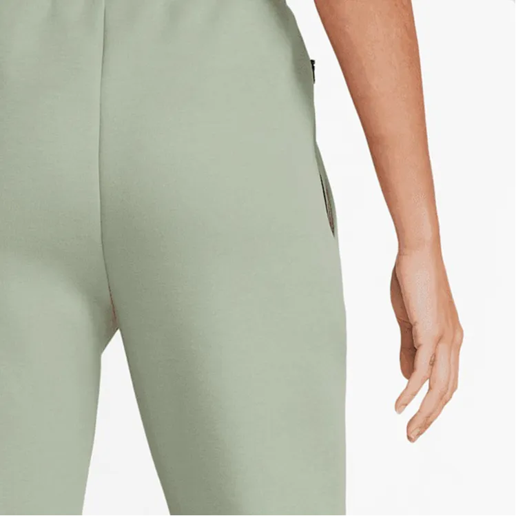 Nike FW24 AS W NSW TCH FLC MR JGGR Knitted Sports Pants Women's Green-5