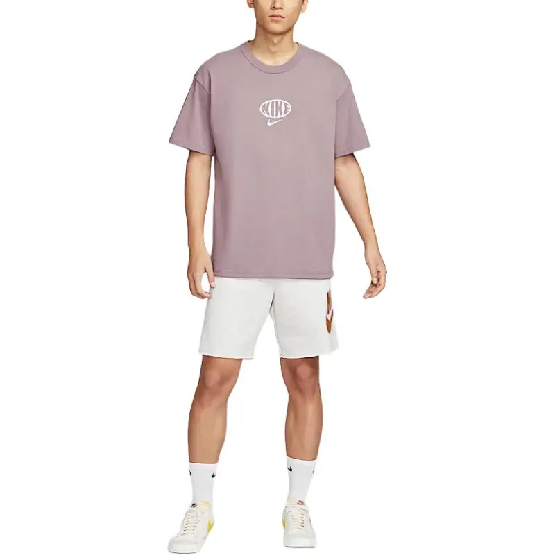 Nike Sportswear T Shirt Men's Umber Gray/White/Umber Gray-2