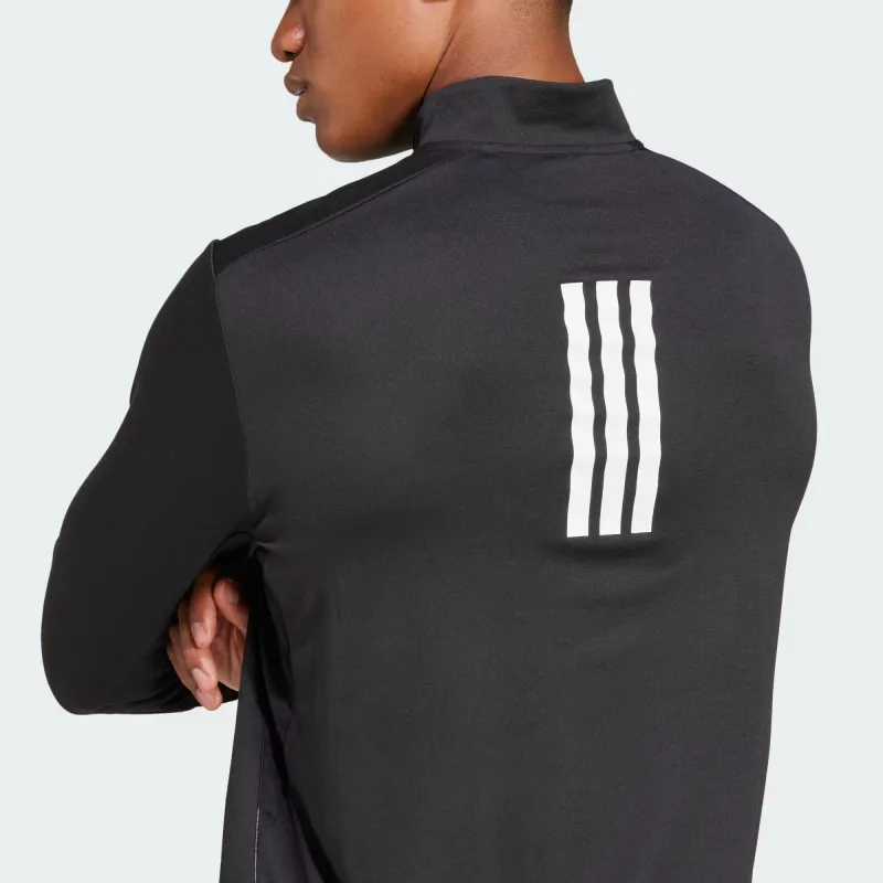 Adidas Free Shipping With AdiClub Train Essentials Camo 1/4 Zip Tee-3
