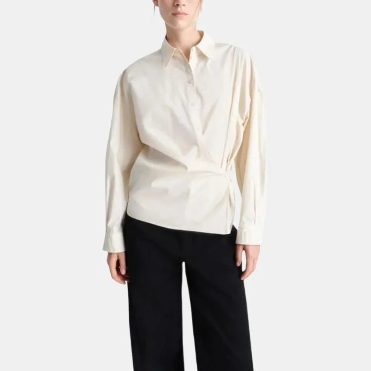 Lemaire Straight collar Twisted Shirt-3