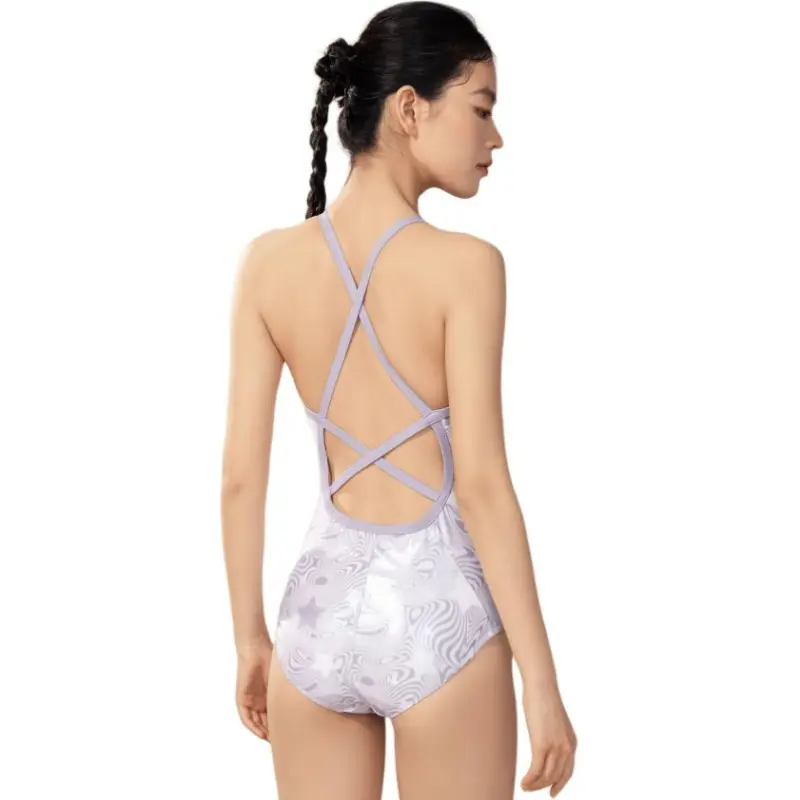Kappa One piece Swimsuit Women's Light Cherry Blossom Purple-5