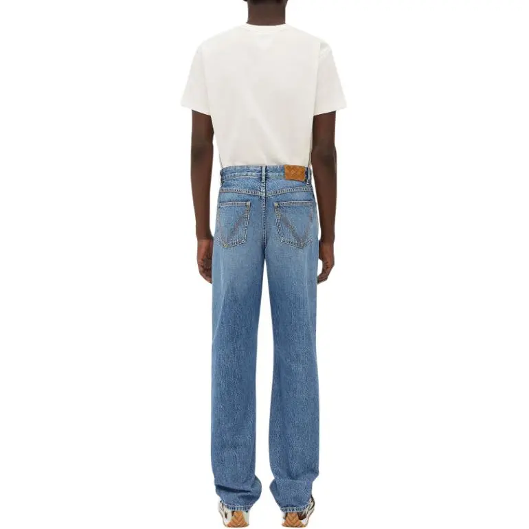 Bottega Veneta Washed Straight Jeans-1