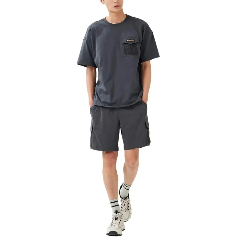 Columbia Painted PeakSportswear Cargo Shorts Men's Cool Gray-3