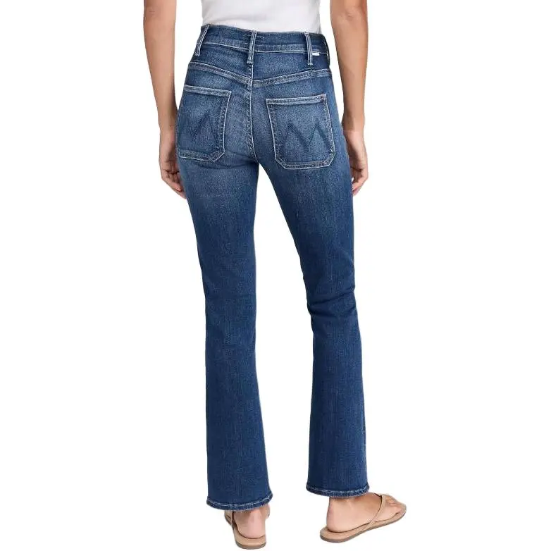 MOTHER The Patch Pocket Insider Flood Jeans-1