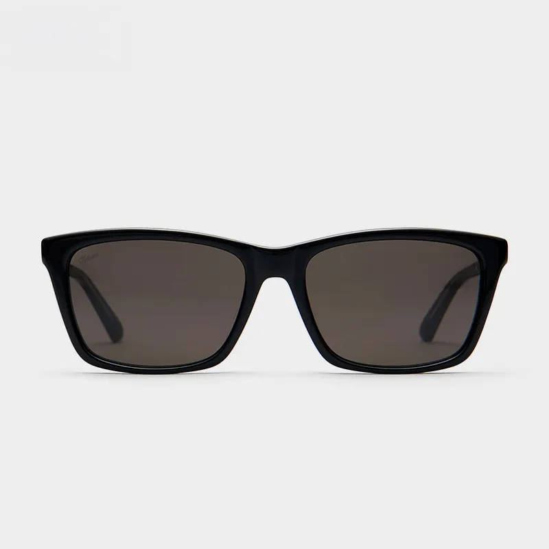 Fakeme Plate Oval Sunglasses Unisex Black-3
